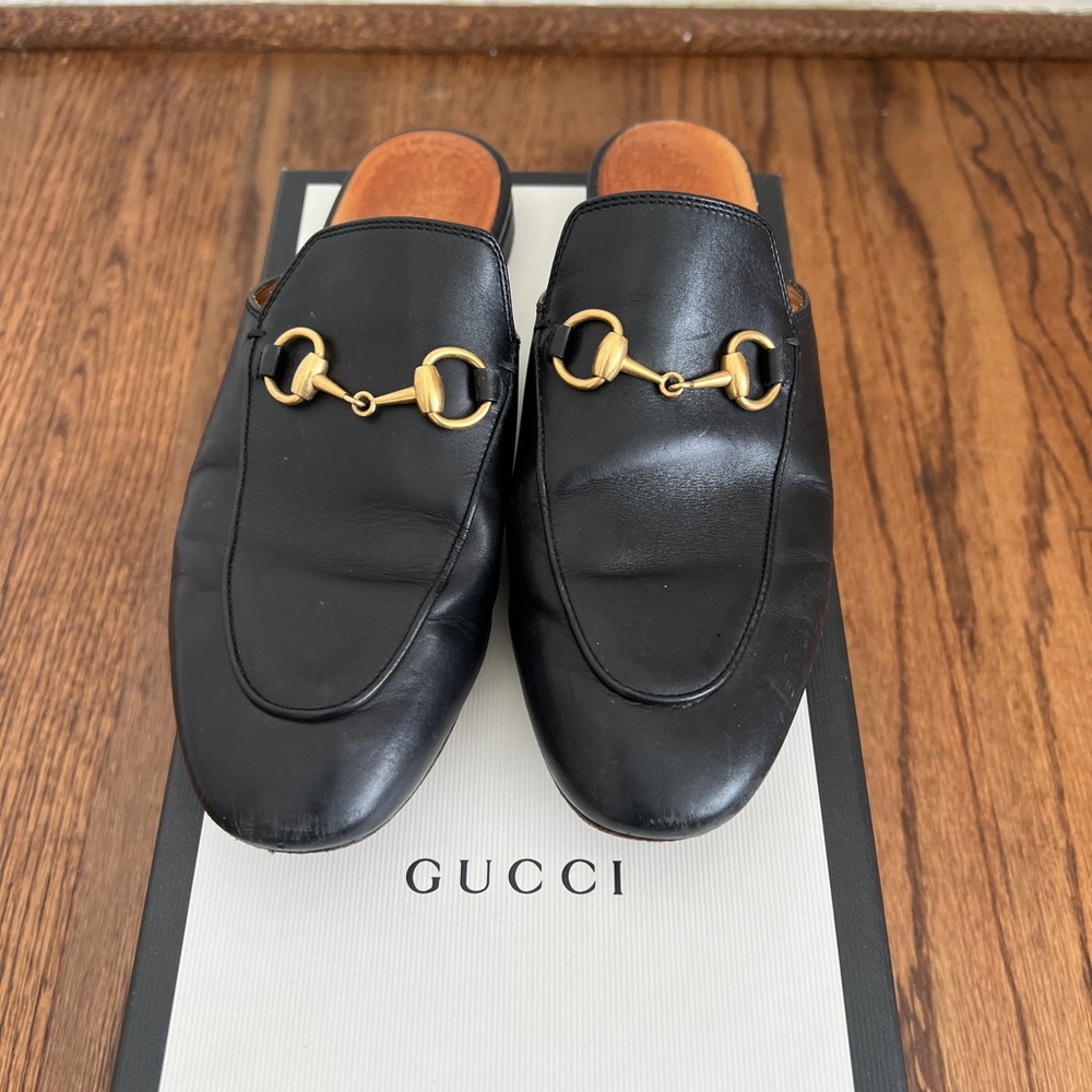 GUCCI PRINCETOWN LEATHER SLIPPER